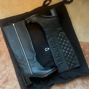 🖤 Chanel Knee High Boots 🖤 Impossible to find